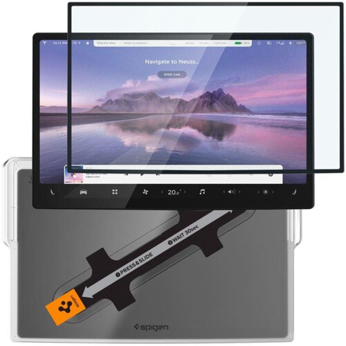 Spigen KALJENO STEKLO GLAS.TR EZ FIT ZA TESLA MODEL X 2022 S 2021 ČRNO, (22002069) Cene
