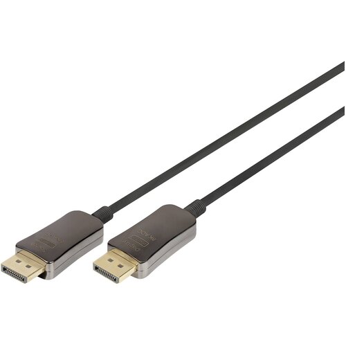 Digitus DisplayPort / steklena vlakna kabel DisplayPort vtič, DisplayPort vtič 20 m črna AK-340107-200-S 8K UHD DisplayPort kabel, (20429858) Cene
