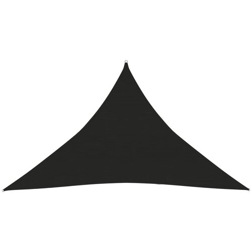 VidaXL Senčno jadro 160 g/m&amp;sup2; črno 3x3x4,2 m HDPE Slike