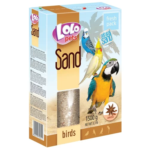 Lolo pesek za ptice z janežem 1,5 kg
