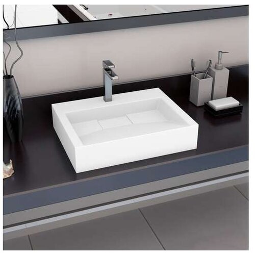  Umivalnik 60x38x11 cm liti mineral/ liti marmor bel Cene