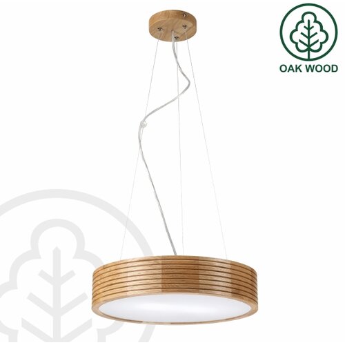 Brilagi LED luster na sajli CARVALHO MODERN 2xE27/60W/230V hrast prečnik 37,5 cm Slike