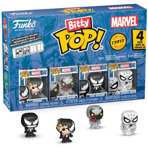 Funko Bitty Pop Blister 4 Figurice Bitty POP Marvel Spider-Man Venom Slike