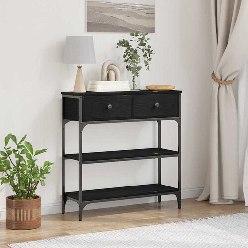  Konzolna stolica Crni hrast 72,5 x 25 x 75 cm Konstruirano drvo Cene