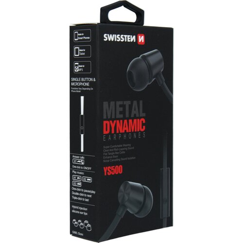 Swissten dynamic YS500 (crna) slušalice Cene