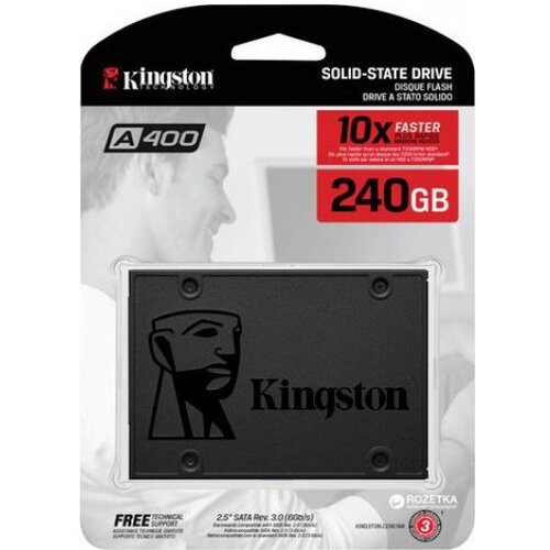 Kingston SSD A400 240GBup to 500MB/s Read and 350MB/s Write Cijene
