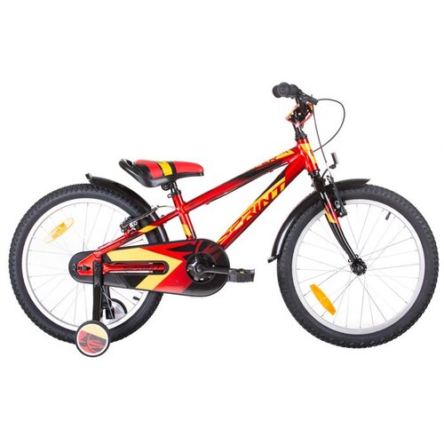 S Print dječji bicikl Casper 18&amp;quot; red/orange/black Slike