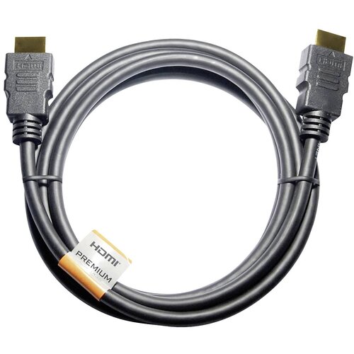 MaxTrack HDMI priključni kabel HDMI-A vtič\, HDMI-A vtič 1.00 m črna C 215-1 L #####4K UHD HDMI kabel, (20431788) Cene