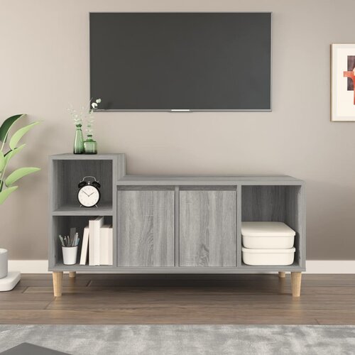 VidaXL TV ormarić boja hrasta sonome 100x35x55 cm konstruirano drvo Slike
