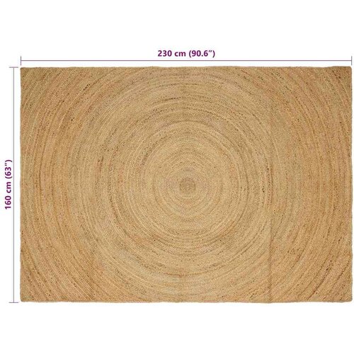  Tepih Smeđa 160 x 230 cm Juta Slike