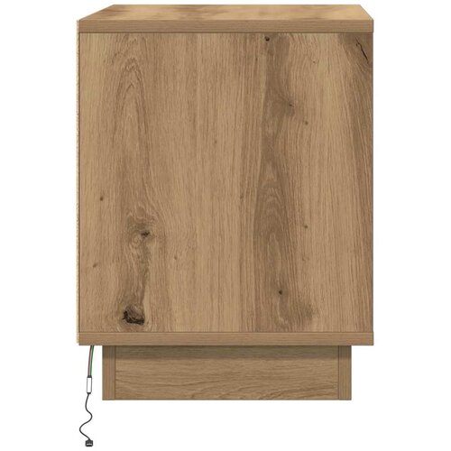  Noćni ormar S LED lampica Umjetnički hrast 44 x 34,5 x 45 cm Slike
