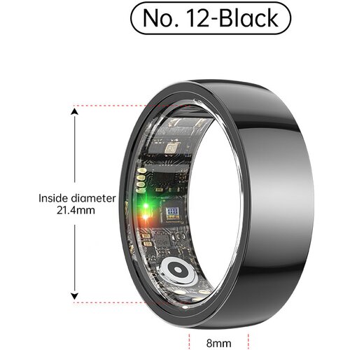 INF Pametni prstan R1000 - Keramična izdaja Black 12, (5000263750) Cene