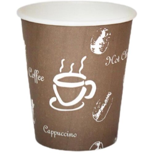 EURONOVA Coffee to go lonček / 210ml / 70mm / rjavi / 50kos, (21364523) Slike