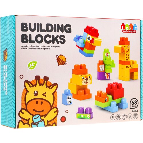  Kocke za sestavljanje MEGA blocks 68 elementov Slike