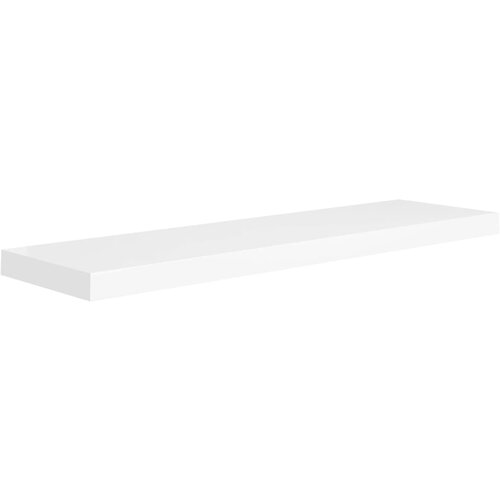 VidaXL Stenska polica bela 90x23,5x3,8 cm MDF, (20622643) Slike
