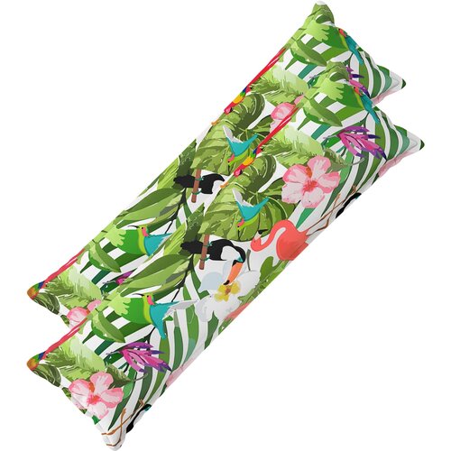  Presvlaka za jastuk 2 kom. HOUTEN Crna 40 x 145 cm Poliester Cene