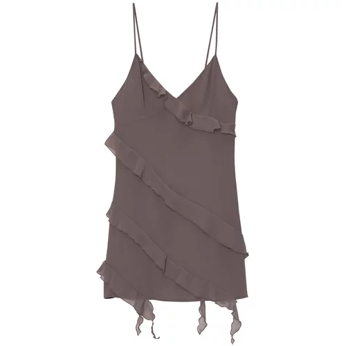 Pull&Bear Ljetna haljina sivkasto ljubičasta (mauve)