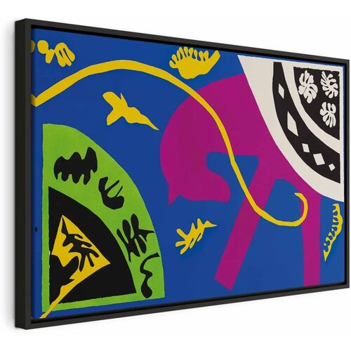  Slika - Henri Matisse &ndash; Horse  Rider and Clown (from Jazz) 120x80 U crnom drvenom okviru Cijene