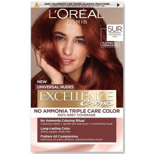 L&amp;acute;Or&amp;eacute;al Paris Excellence Universal Nudes boja za kosu 5UR Slike
