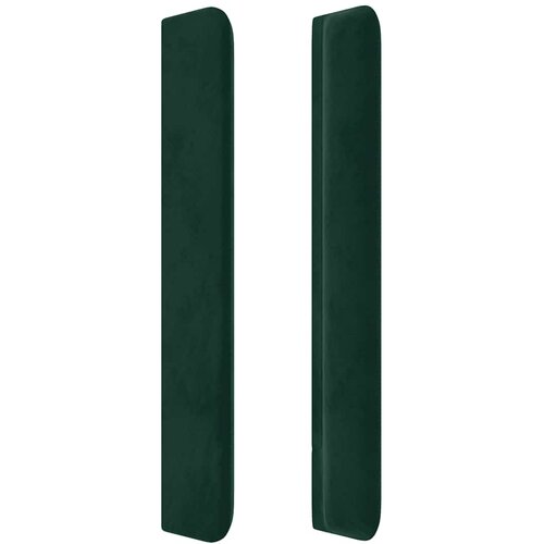  LED uzglavlje tamnozeleno 93x16x118/128 cm bar&amp;scaron;unasto Slike