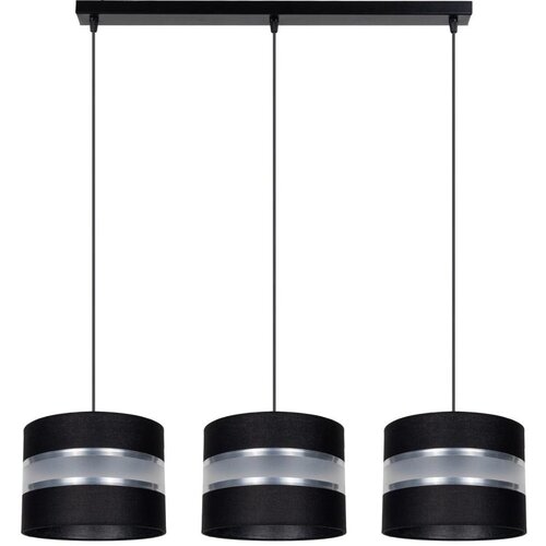  Luster na sajli CORAL 3xE27/60W/230V crni Cene