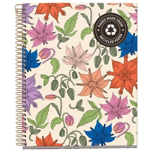 MiquelRius Kolegij blok A5 80g 120L spiralni crte vintage lily MR46811 Cene