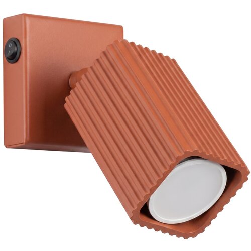 Sollux Lighting Stenska svetilka RAYO rdeča okra s stikalom, (5000499316) Cene