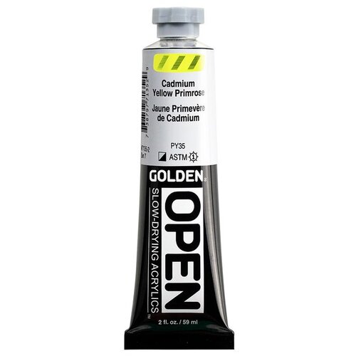  GOLDEN OPEN akrilna boja koja se sporo su&amp;scaron;i 59 ml | 7135 Cadmium Yellow Primrose Slike