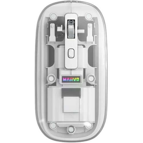Marvo Mi&scaron; Prism B10 (M810W) Gaming / Wireless / Bežični / Bluetooth / Bežični / Transparent White Cene
