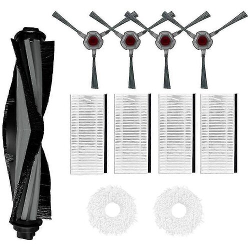 INORCO Komplet nadomestnih dodatkov za robotski sesalnik N9+ Mop, glavna krtača, stranske krtače, filter, čistilne blazinice, (21841531) Slike