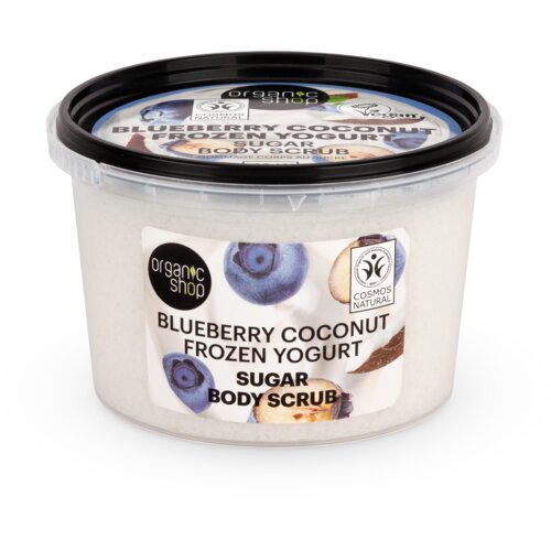 Organic Shop Sugar Body Scrub Blueberry Coconut Frozen Yogurt - 250 ml Cijene