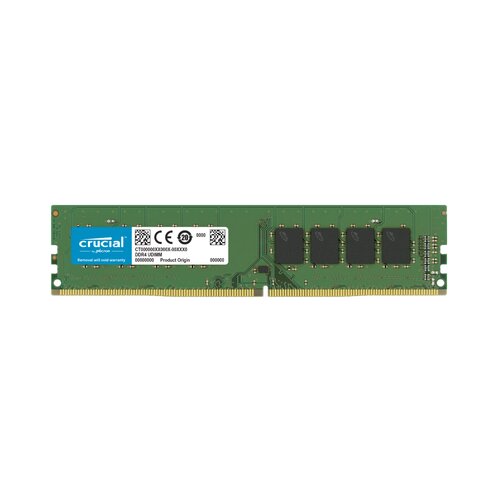 Crucial 16GB DDR4-3200 UDIMM CL22 (8Gbit/16Gbit) Slike