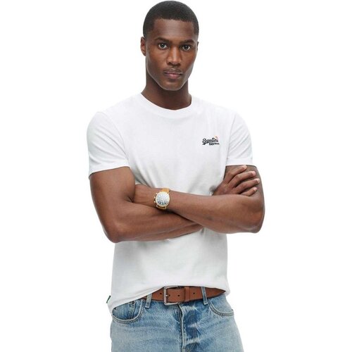 Superdry bela muška majica Cene