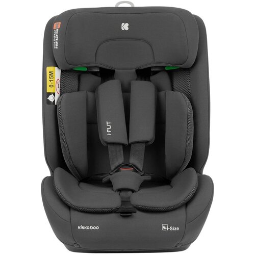 Kikka Boo auto sedi&amp;scaron;te i-Flit Dark 76-150cm, Isofix KKB41004 Slike