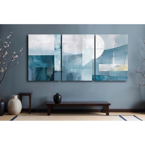 WALLXPERT 3P70100C013 Multicolor Decorative Canvas Painting (3 Pieces) Cene