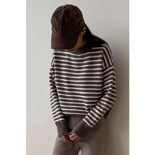 Madmext Sweater - Brown - Regular fit
