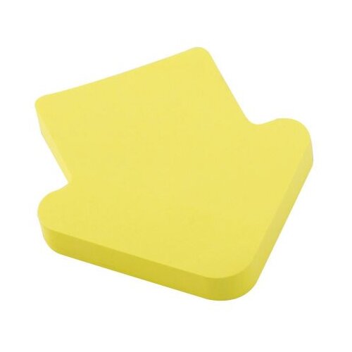Levia Samolepilni lističi , oblika pu&amp;scaron;čice, 75 mm x 75 mm, 100 lističev, rumeni Slike