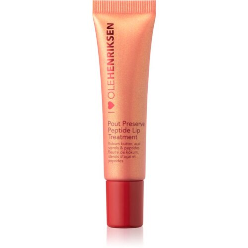 OLEHENRIKSEN Pout Preserve Peptide Lip Treatment vlažilni sijaj za ustnice odtenek Strawberry Sorbet Glimmer 12 ml Slike