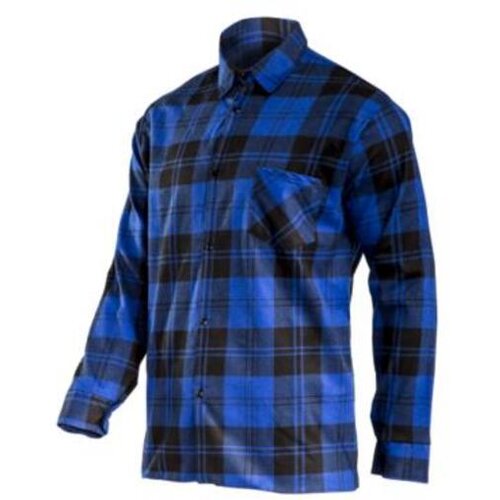 Lahti Pro srajca flanel, modra karo, S L4180801 Slike
