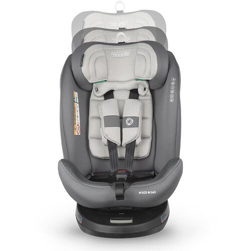 Coccolle Avtosedež 0-36 kg Nova 2022 Isofix iSize Moonlit Grey 360 Slike