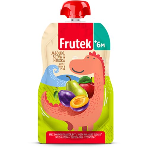Frutek pouch jabuka,šljiva i kruška 100g 6M+ Cene