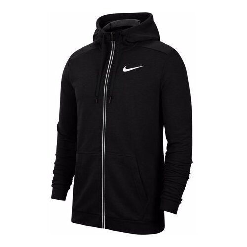 Nike Dri-Fit Full-Zip Training Hoodie, Black, (20491534) Cene