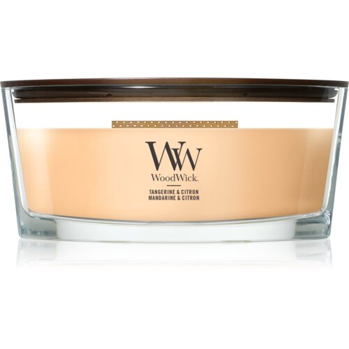 WoodWick Tangerine &amp;amp; Citron mirisna svijeća s drvenim fitiljem 453.6 g Slike