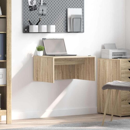  Stol za zid Sonoma hrast 60 x 45 x 30 cm Konstruirano drvo Cijene