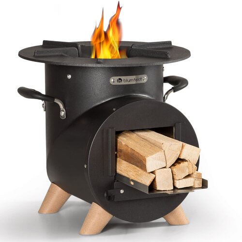 Blumfeldt Oshima Rocket Stove Camping Stove okolju prijazno mobilno jeklo Cene