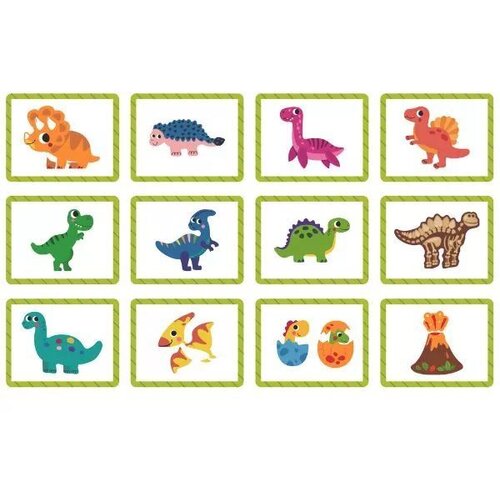 TOOKY Toy: Magnetna sestavljanka v škatli - dinozavri Cene
