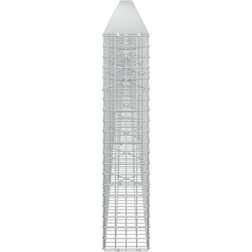  Gabion s 5 mm žicom i mrežom 5x5 cm 800x20x100 cm Slike