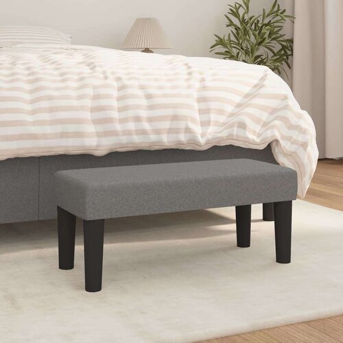  Klop temno siva 70x30x30 cm blago, (20810431) Slike