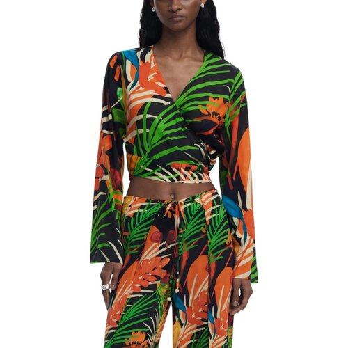 Desigual Topi & Bluze SWIM_BAHAMAS BLUS 25SWMW04 Črna Cene