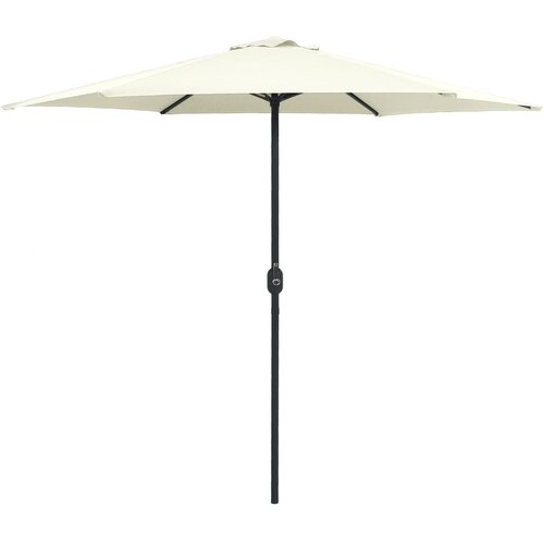  Vrtni suncobran s aluminijskim stupom 270x246 cm pijesak bijeli Cijene